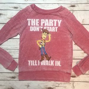 Disney Toy Story Woody Party Don’t Start Sweater
